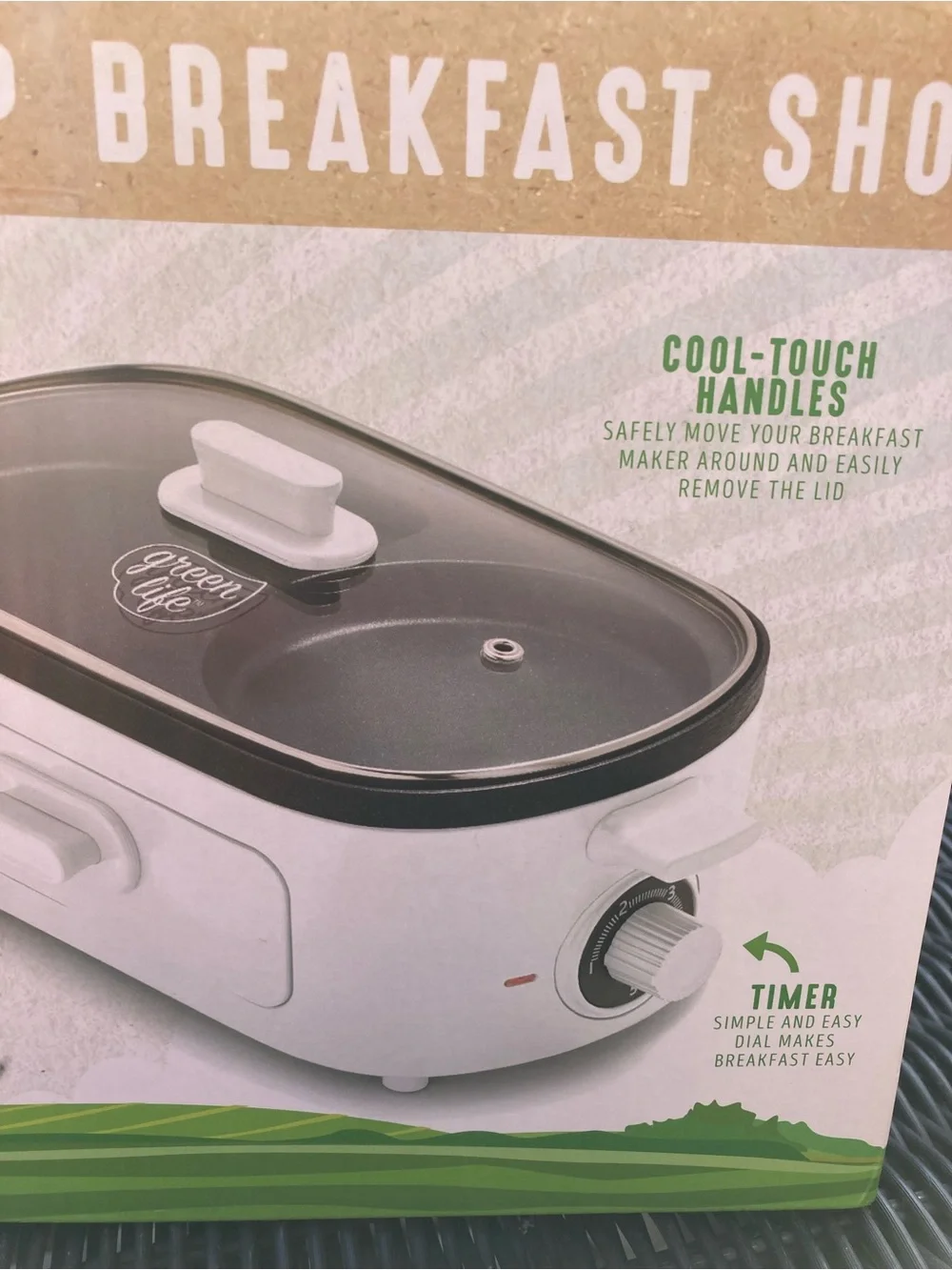 Greenlife 3-in-1 breakfast maker station